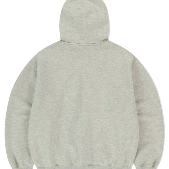 Mahagrid Twill Cut Off Applique Hoodie