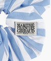Marithé François Girbaud CLASSIC LOGO STRIPE HAIR SCRUNCHIE black