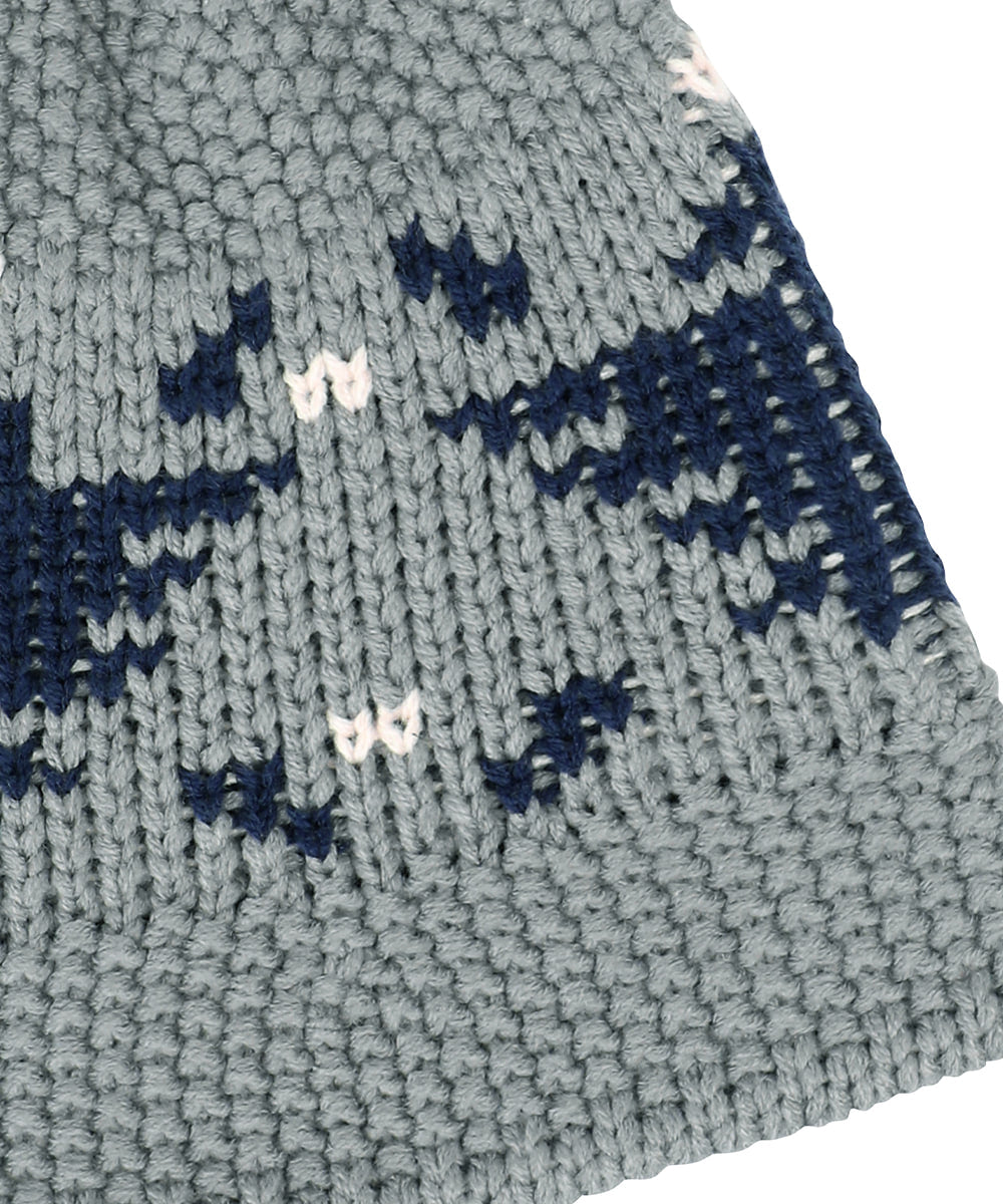 Mahagrid Eagle Knit Bucket Hat