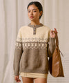 Bitter Cells Cherish Cat Sweater-Mocha