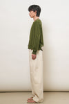 General Idea MAN Stitch Crew Neck Knit Cardigan