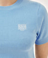 Marithé François Girbaud W SMALL CLASSIC LOGO HALF KNIT PULLOVER heather gray