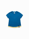 ADLV Woman Point Label Layered Short Sleeve T-Shirt