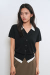 General Idea WOMAN Layered Essential Half Cardigan