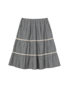 AEAE Pattern Tiered Skirt
