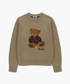 Marithé François Girbaud Doodle Bear Knit Pullover