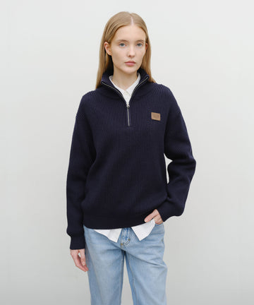 Marithé François Girbaud Half Neck Zipup Knit