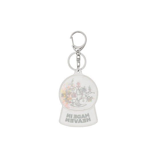 Nice Ghost Club Heaven Sculpture Snowball Key Chain [White]