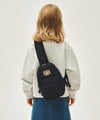 Marithé François Girbaud Kids Bear Classic Logo 2-Way Sling Bag Ivory