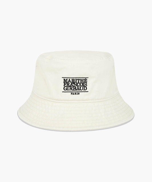 Marithé François Girbaud CLASSIC LOGO BUCKET HAT