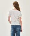 Marithé François Girbaud W WAIST SHIRRING TEE