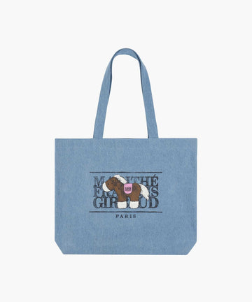 Marithé François Girbaud PONY CLASSIC LOGO ECO BAG SKY BLUE