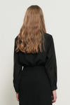 General Idea WOMAN Silky Scarf Blouse