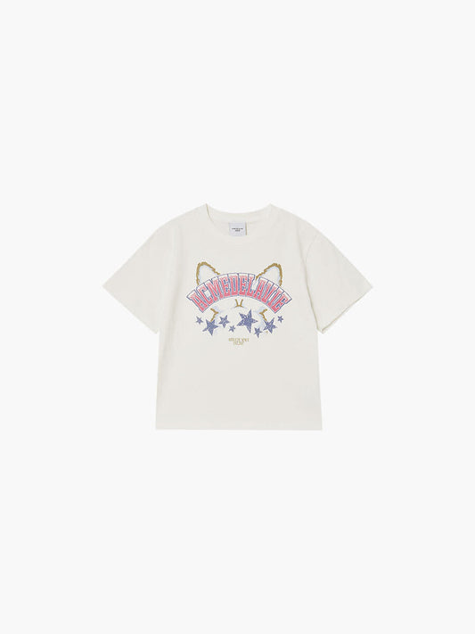ADLV Kids Star Rabbit Short Sleeve T-Shirt