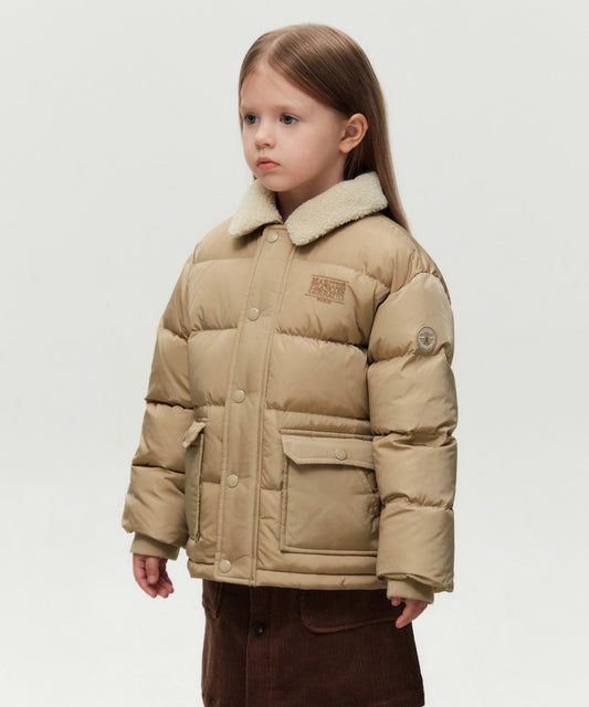 Marithé François Girbaud Kids Collar Down Jacket