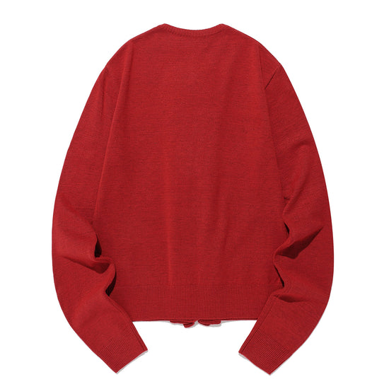 Nice Ghost Club Frill Knit Cardigan