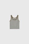 General Idea WOMAN Multi Stripe U-Neck Sleeveless