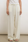General Idea WOMAN Temperature Cut Cool Semi Wide Knit Pants [IVORY]