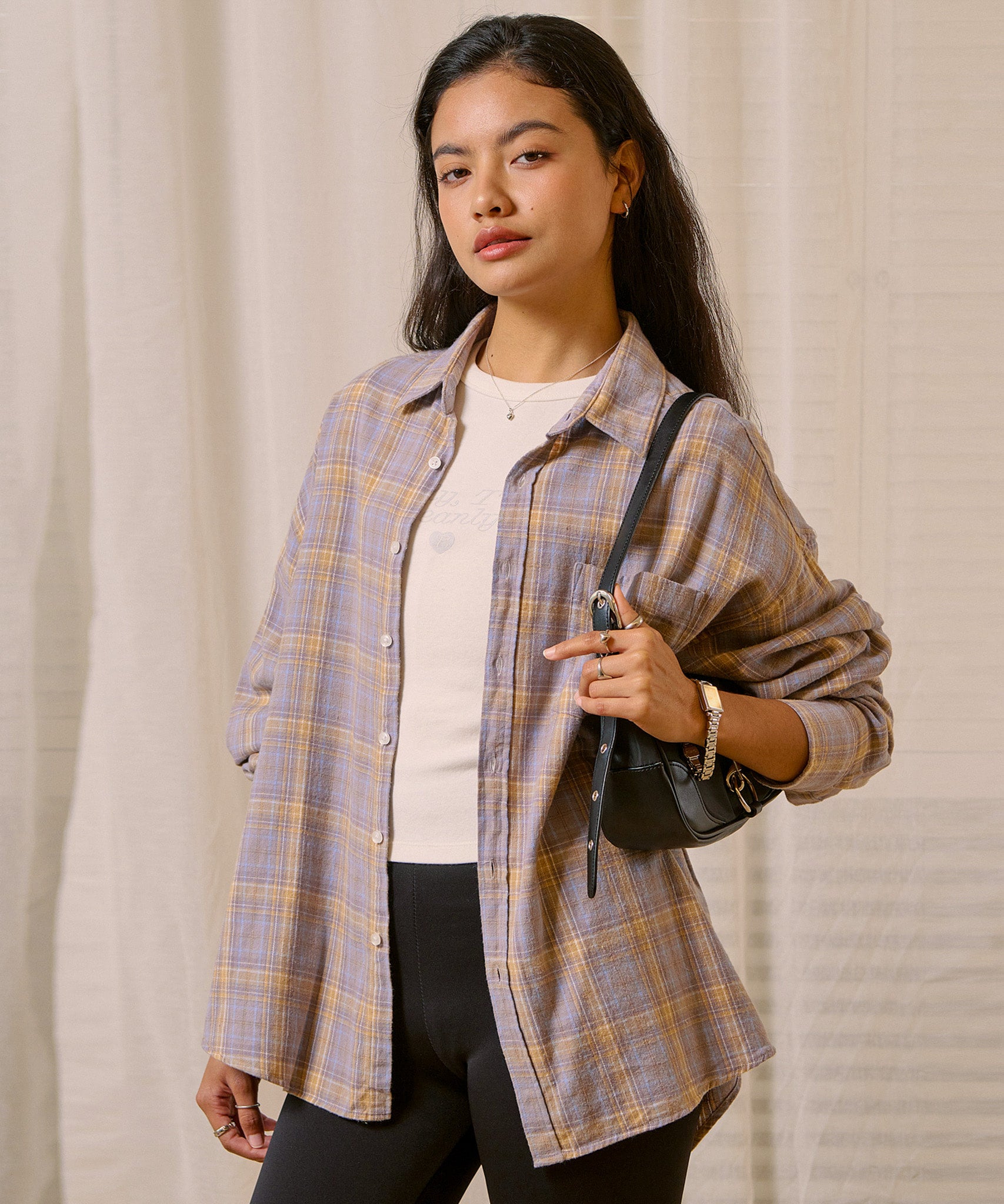 Bitter Cells Pop Overfit Check Shirt