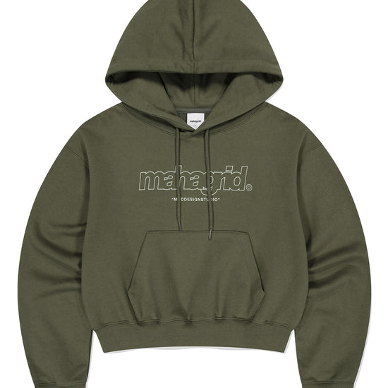 Mahagrid THIRD LOGO CROP HOODIE