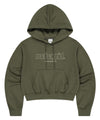 Mahagrid THIRD LOGO CROP HOODIE