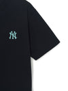 MLB Basic Street Color Lettering Over Fit T-shirt