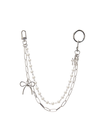 MLB Ribbon Jewelry Long Chain Keyring