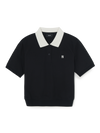MLB Women's Basic Crop Polo T-Shirts
