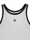 MLB Women's Basic Ringer Crop Sleeveless T-shirt