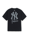 MLB M-Treet Mega Logo Woven Half Sleeve Sweatshirt