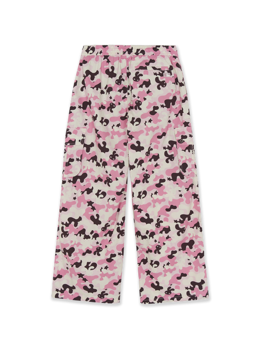 MLB Women's Camo Low Rise Cotton Cargo Wide Pants