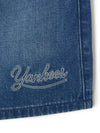 MLB Women's Varsity Lettering Denim Skirt