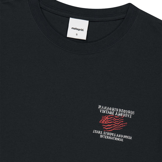 Mahagrid Flag Archive Tee Black