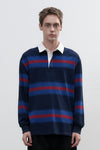 General Idea UNISEX Classic Bold Stripe Rugby T-Shirt