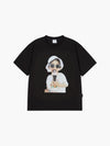 ADLV Baby Face Ice Cream Girl Sleeve T-Shirt