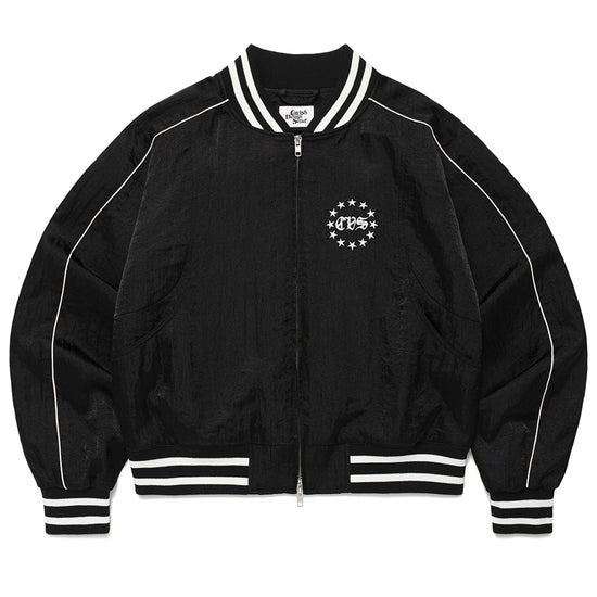 Cavish W SIDELINE BOMBER JACKET [BLACK]