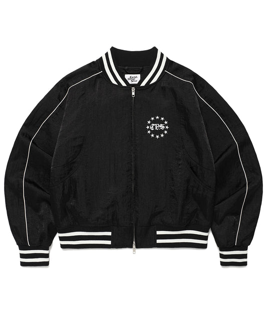 Cavish W SIDELINE BOMBER JACKET [BLACK]