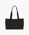 Marithé François Girbaud CLASSIC LOGO PATTERN CANVAS SHOULDER BAG black