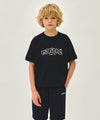 Marithé François Girbaud Kids Raglan Short Sleeve Sweatshirt Light Heather Gray