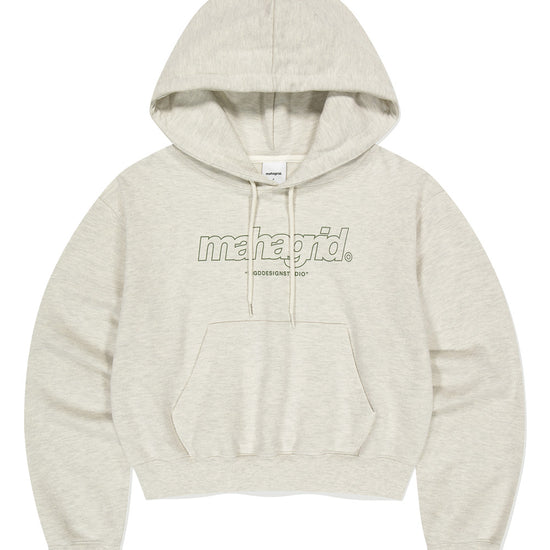 Mahagrid THIRD LOGO CROP HOODIE