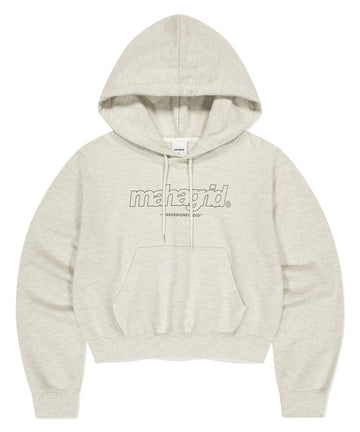 Mahagrid THIRD LOGO CROP HOODIE
