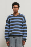 General Idea MAN Stripe Cotton Crew Neck Knit