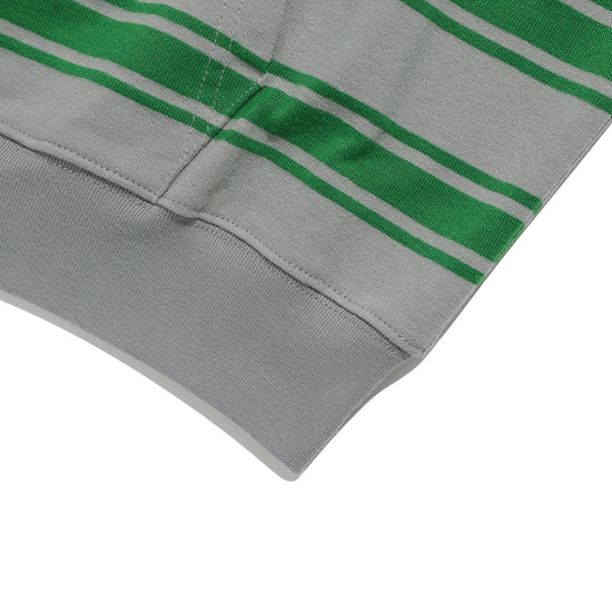 Nice Ghost Club Multi Stripe 3 Star Hoodie Zip Up [Grey]