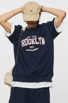General Idea Unisex Brooklyn Mini Zurie Short Sleeve T-Shirt [Navy]