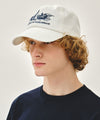 Marithé François Girbaud SAILING GRAPHIC COVERED CAP off white
