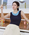Marithé François Girbaud W LAYERED SLEEVELESS