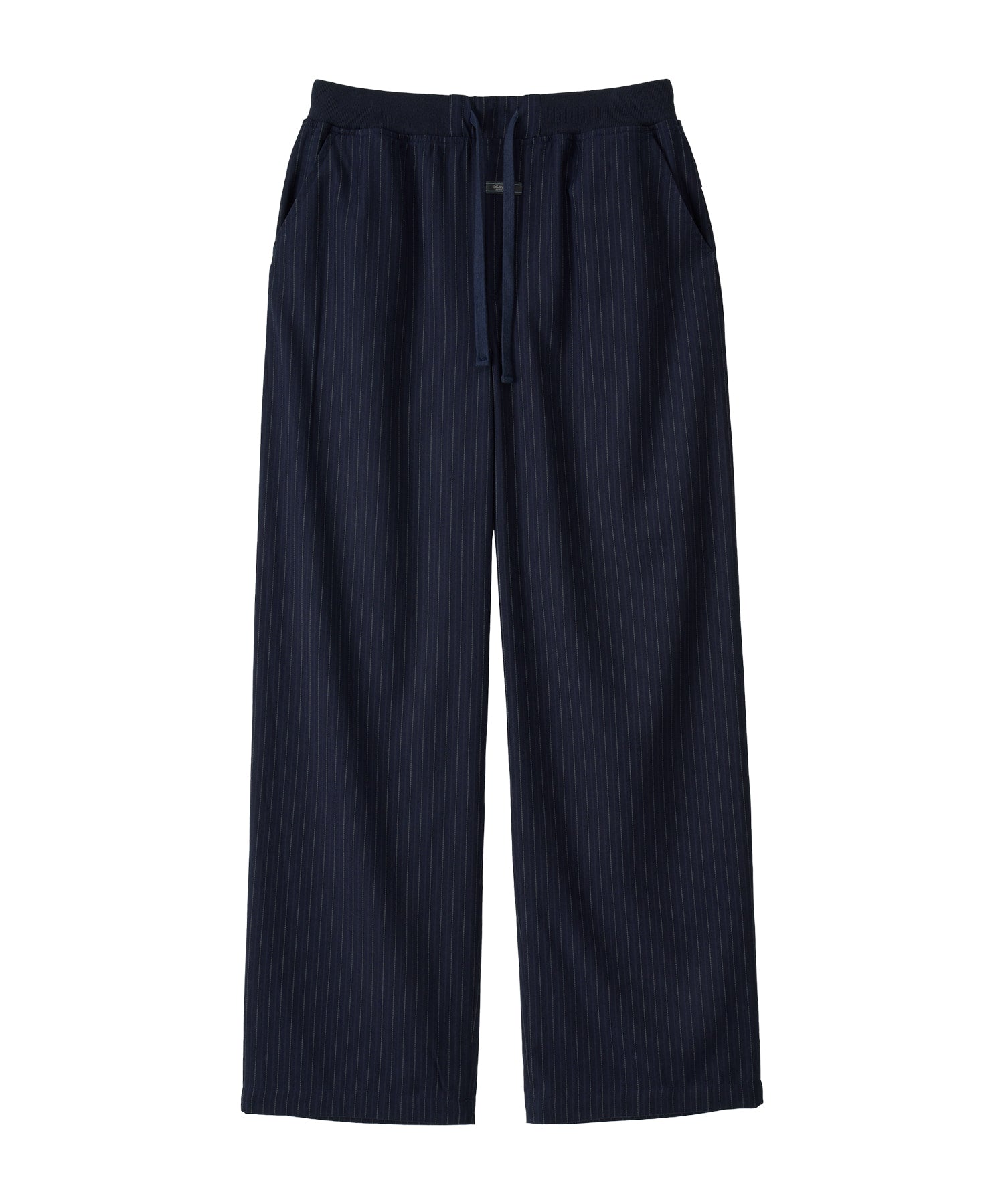 Bitter Cells Pinstripe Wide Banding Slacks