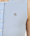 Marithé François Girbaud W BUTTON UP SLEEVELESS