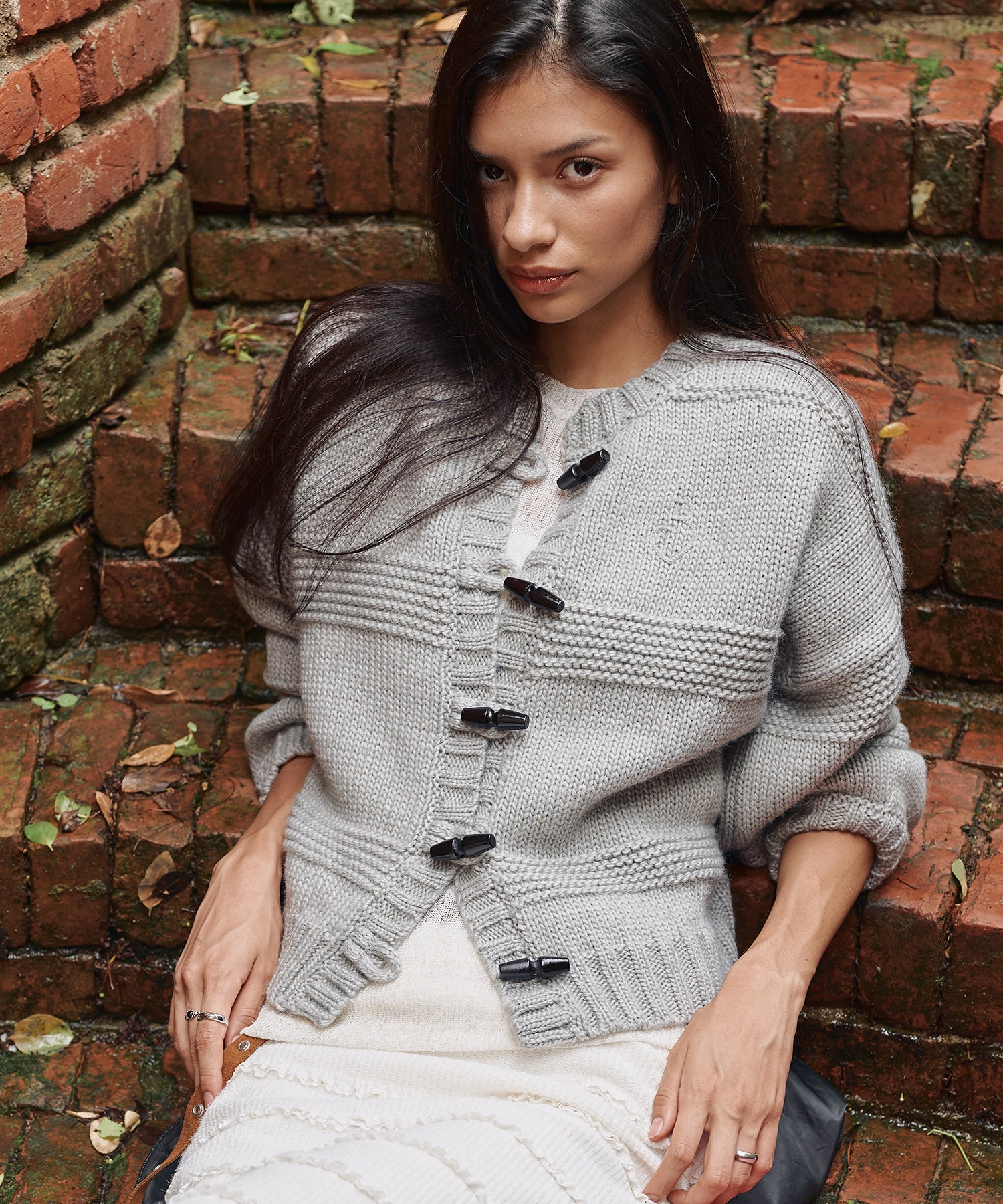 Bitter Cells Popo Toggle Knit Cardigan