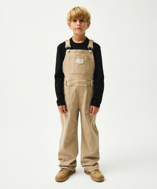 Marithé François Girbaud ENFANT COTTON OVERALL PANTS beige